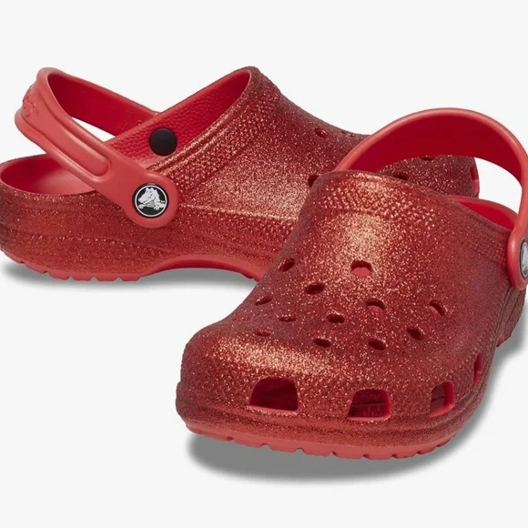 CROCS | Shoes | Crocs Red Sandals With Ventilation Holes And  display picture 3